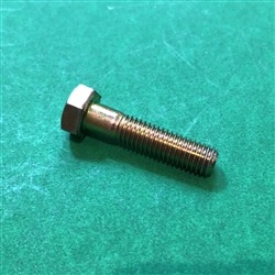 Hex Head Cap Screw M8x35  DIN 931 - Yellow Zinc Plated