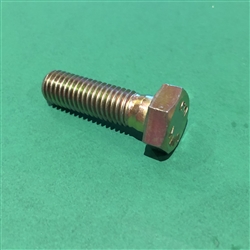 Hex Head Cap Screw M12x40  DIN 931 - Yellow Zinc Plated