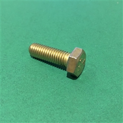 Hex Head Cap Screw M8x25  DIN 933 - Yellow Zinc Plated