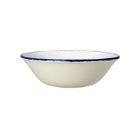 6 1/2" Blue Dapple Oatmeal Bowl