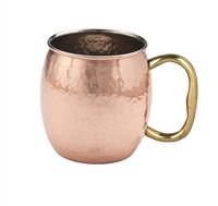 Solid Hammered Copper Moscow Mule Mug