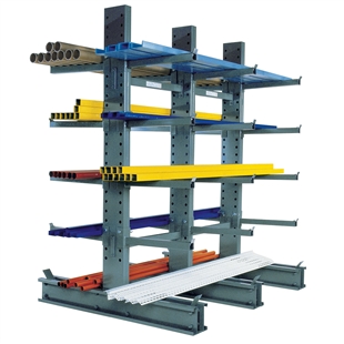 Standard Duty Cantilever Rack with 12" Arms