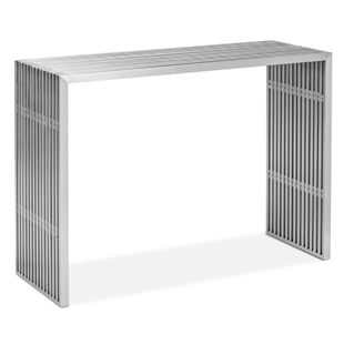 Novel Console Table Brushed Stainless Steel