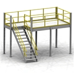 120"d x 120"w x 96"h Mezzanine