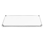12"d Plastic Wire Shelf Liners - White