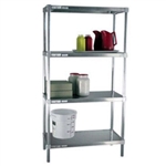 18"d Solid Brute Aluminum Shelving Units