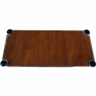 18"d Cherry Wood Grain Wire Shelf Liners