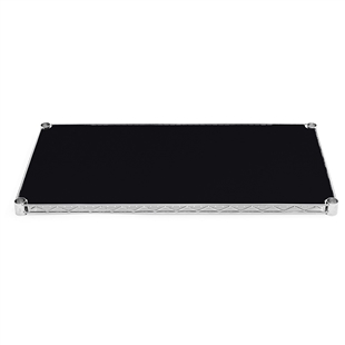 18"d Plastic Wire Shelf Liners - Black