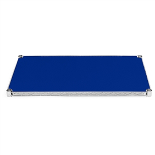 18"d Plastic Wire Shelf Liners - Blue