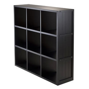 3x3 Cube Shelf w/ Wainscoting Panel