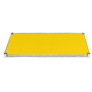 21"d Plastic Wire Shelf Liners - Light Yellow