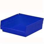 Blue 4"h Nesting Shelf Bins - Akro-Mils