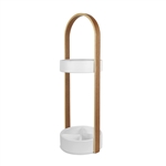 Hub Umbrella Stand White/Natural