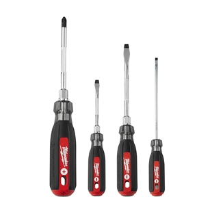 4-Piece Cushion Grip Screwdriver Set