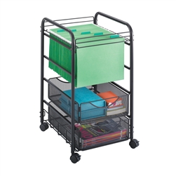 Open Mesh Hanging File with 2 Drawers, office organizer