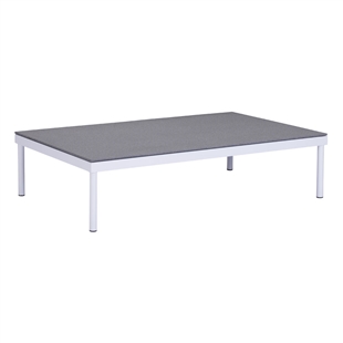 Maya Beach Coffee Table White & Granite