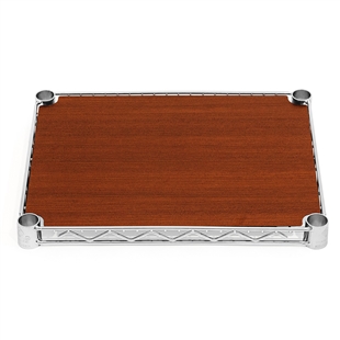 8"d Wood Grain Wire Shelf Liners - Tantalizing Teak