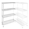 Wire Shelving Add On Kit with 4 Shelves - 12"d x 36"h