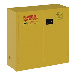 18"d Flammable Cabinets - Manual Close Double Door