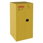 34"d Flammable Cabinets - Manual Close Double Door