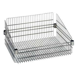 24"d Post Baskets for Wire Shelving