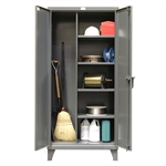 Strong Hold Broom Closet Cabinets