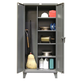 Strong Hold Broom Closet Cabinets