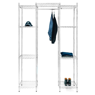 Closet Wire Shelving System - 18"d x 72"h