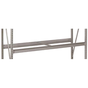 Heavy-Duty Bulk Storage Rack Beams - 2-Pack