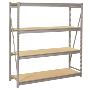 72"w x 96"h Bulk Storage Racks with Particle Board Decking