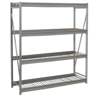 96"w x 96"h Bulk Storage Racks with Wire Decking