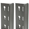 84"h Lyon 8000 Series Steel Shelving T-Post Uprights - 2-Pack