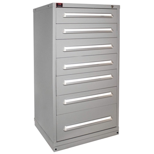 Lyon 7-Drawer Modular Cabinet with 77 Compartments - Standard Wide Eye-Level Height