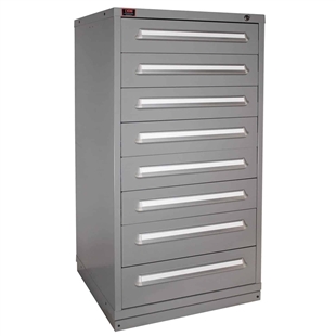 Lyon 8-Drawer Modular Cabinet with 104 Compartments - Standard Wide Eye-Level Height