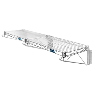 Extend the length of your wall mounted shelves with this add on kit. Includes wall extra shelf, and double bracket to hold shelves in place.