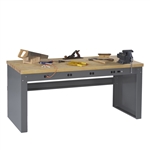 Electric Workbench w/ Hardwood Top