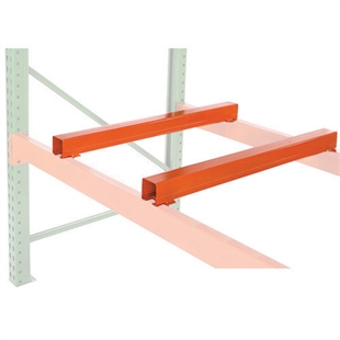 Metal fork entry bars for pallet racking