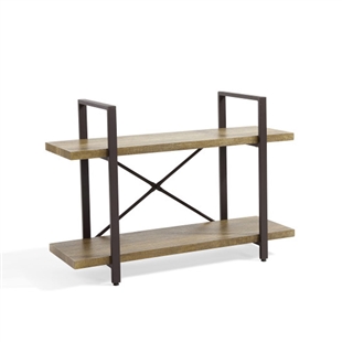 Two Level Rustic Shelving Unit