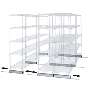 Double Skate Kit for Wire Shelving
