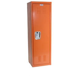 Orange Kids Locker - 15"d x 15"w x 54"h