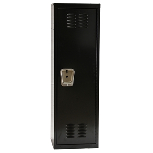 Kids Black Locker 15&quot;w x 15&quot;d x 54&quot;h