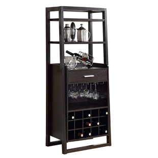 Cappuccino 60"h Ladder Style Bar Unit