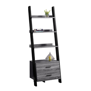 4-Shelf Contemporary Ladder Bookcase