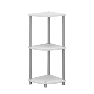 Corner Accent Table - Reversible White/Black