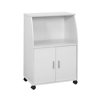 White Kitchen Cabinet Cart