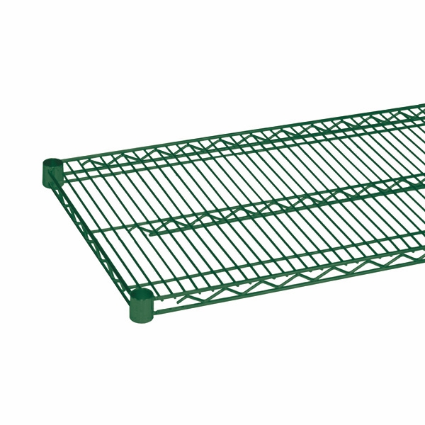 Regency 24 Green Epoxy Wire Shelf Divider for Wire Shelving - 24 x 8