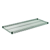 24"d Green Epoxy Wire Shelf