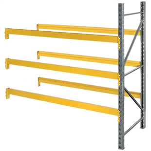 Double Slotted Pallet Rack Add On Unit
