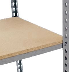 Lyon 18"d Extra Single Rivet Shelf Levels - Gray