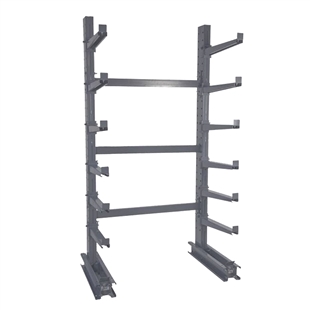 10' HD Single Sided Cantilever Rack w/ 18" Arms
